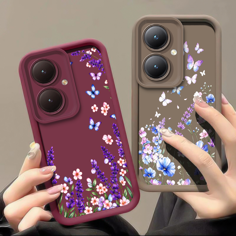 Lavender Butterfly Pattern Pho - Vivo Y28 ulasan dan harga