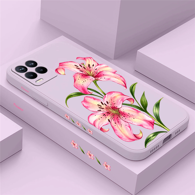 Pink Flowers Case For OPPO Rea - Realme Note 50 ulasan dan harga