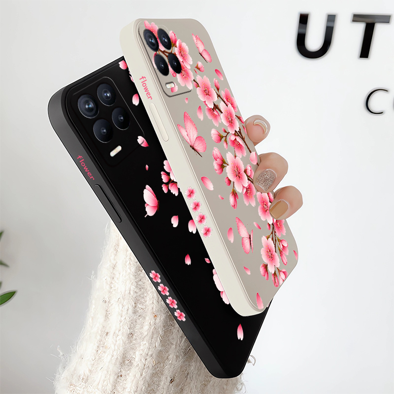 Pink Flower Print Phone Case F - Realme Note 50 ulasan dan harga
