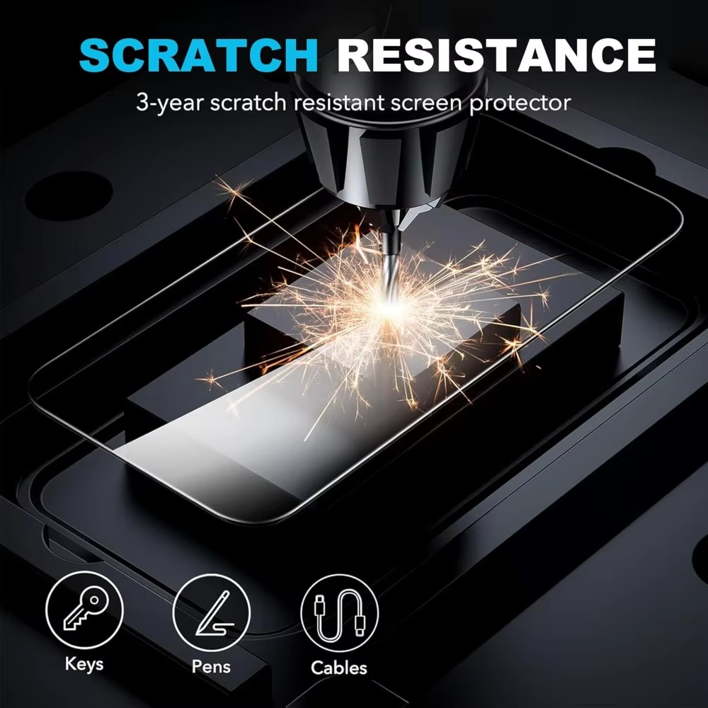 4PCS Curved Full Glue Tempered - Curved Edge Screen ulasan dan harga