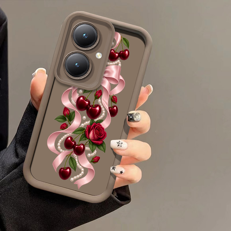 Cartoon Cherry Bow Pattern Pho - Vivo Y28 ulasan dan harga