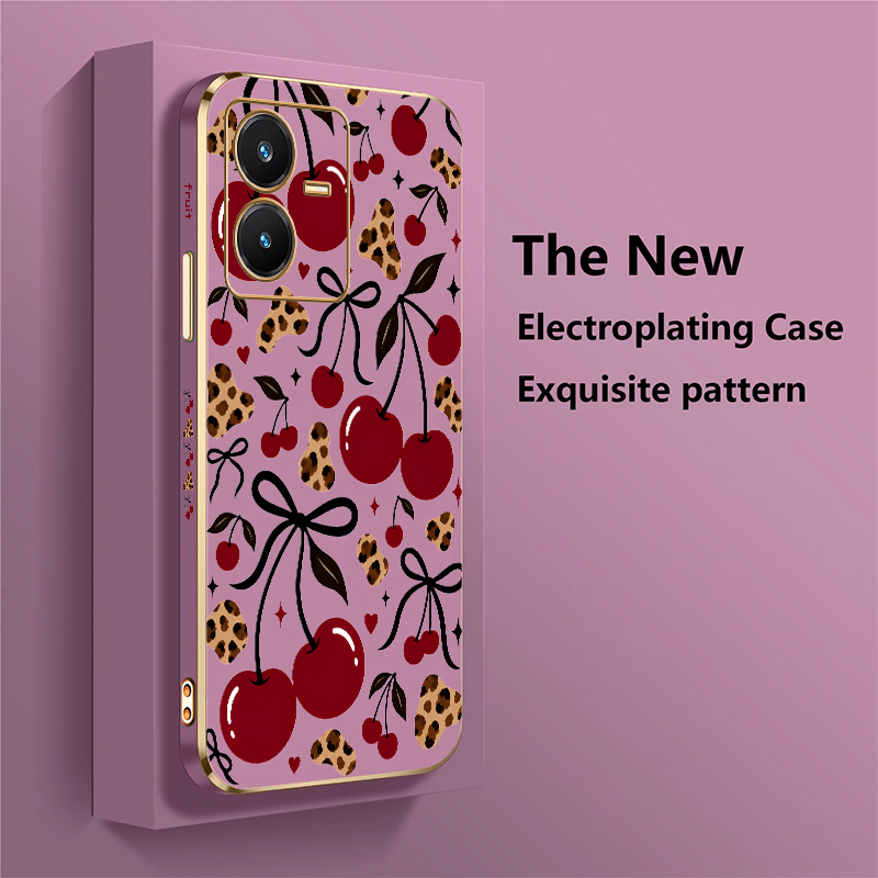 Print Cherry Case For Vivo Y28 - Vivo Y28 ulasan dan harga