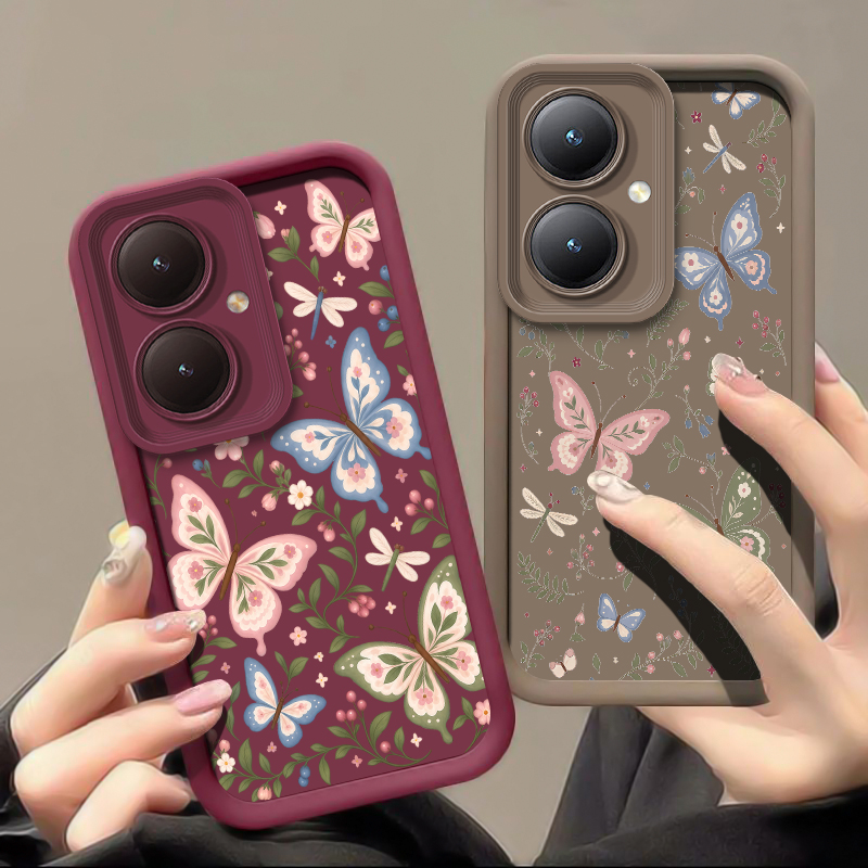 Colorful Butterfly Phone Case  - Vivo Y28 ulasan dan harga