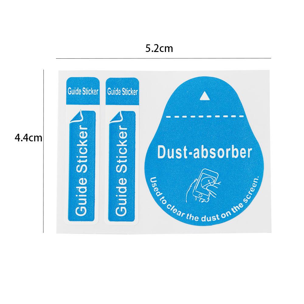 PC Tempered Glass Guide Sticke - Dust Removal Sticker ulasan dan harga