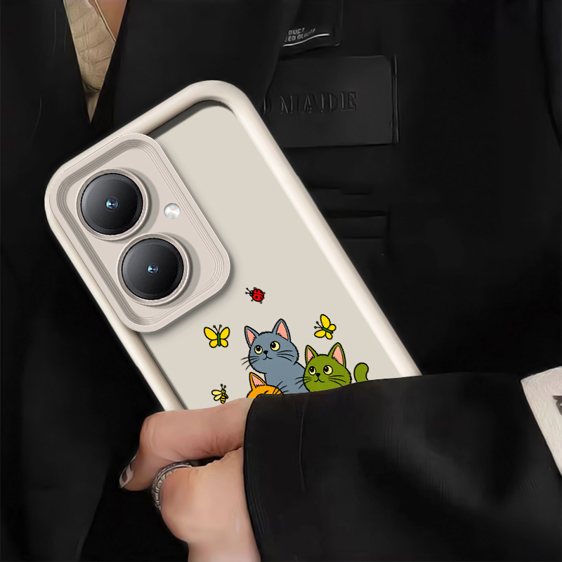 Cute Funny Cat Pattern Phone C - Vivo Y28 ulasan dan harga