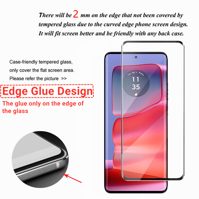 2/4PCS 3D Curved Edge Glass Fo - Curved Edge Screen ulasan dan harga
