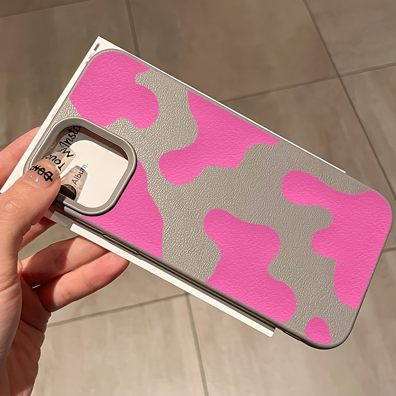 Rose Red Cow Lichee Pattern Ph - Apple Iphone 15 Pro Max ulasan dan harga