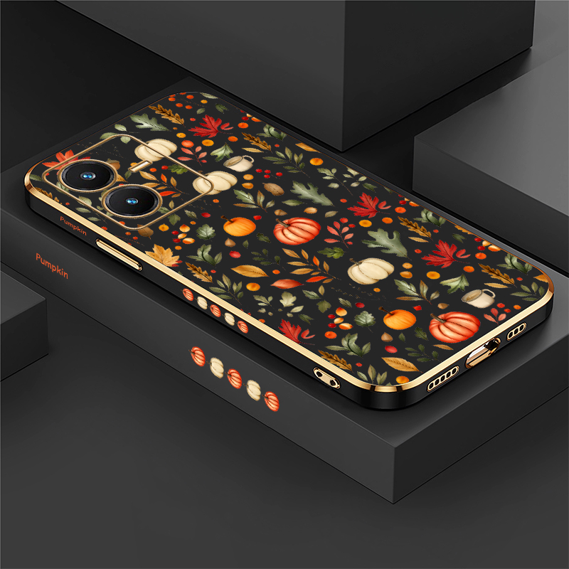 Autumn Leaf Pumpkin Case For V - Vivo V40 ulasan dan harga