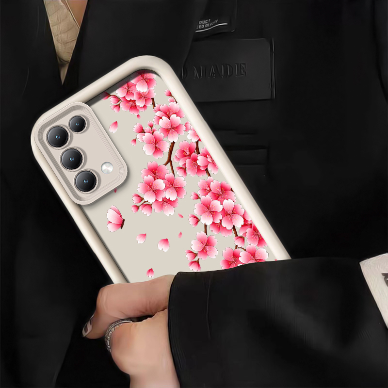 Pink Flower Print Phone Case F - Realme Note 50 ulasan dan harga
