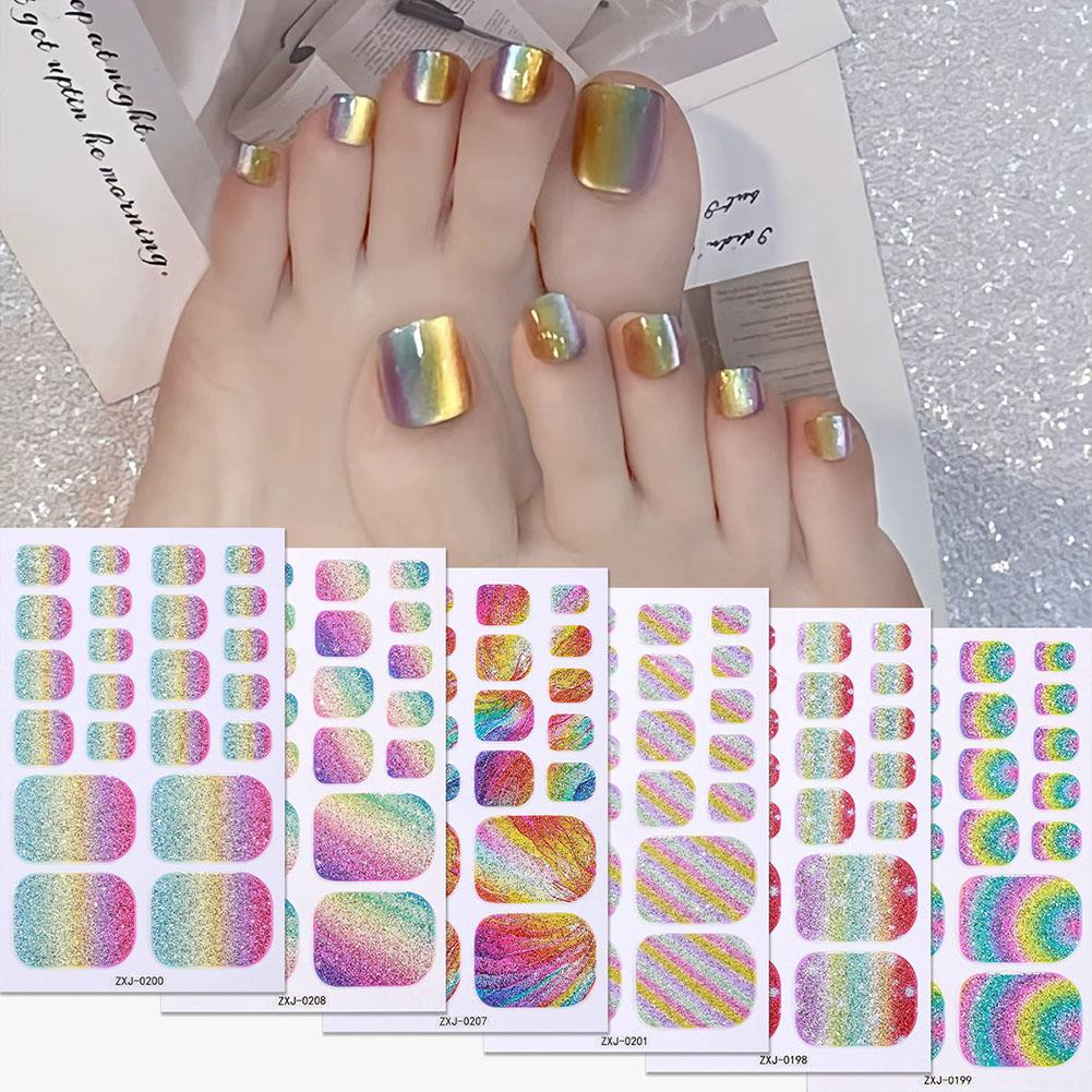 Rainbow Glitter Color Self-adh - Full Cover Adhesive ulasan dan harga