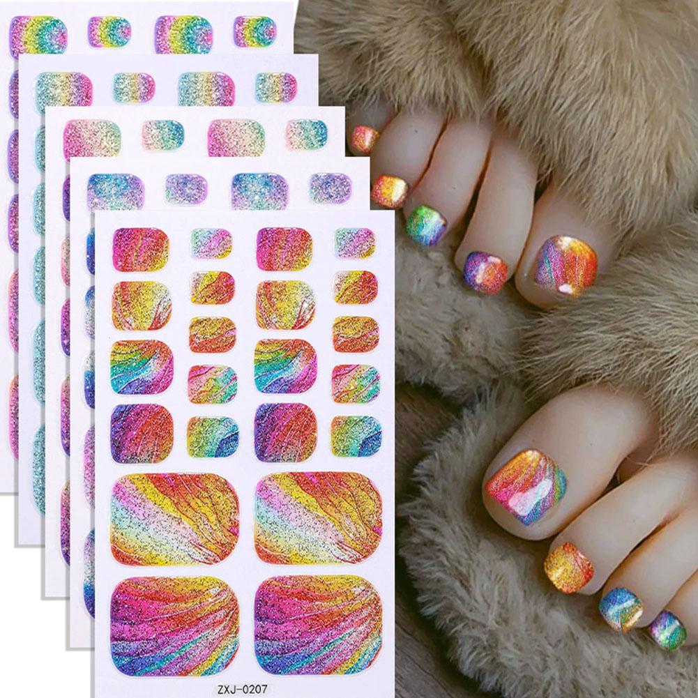 Rainbow Glitter Color Self-adh - Full Cover Adhesive ulasan dan harga