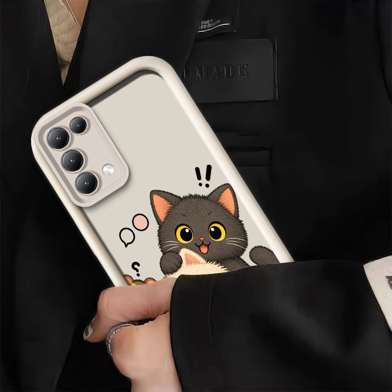 Stacking Cat Phone Case For OP - Realme Note 50 ulasan dan harga